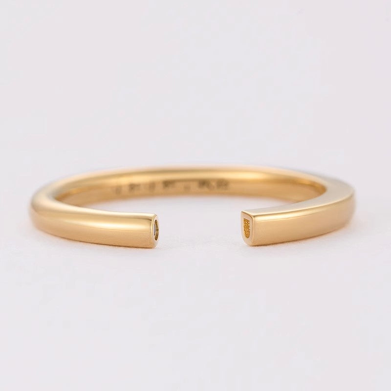 Pair Wedding Rings 18k Gold Wedding Bands Couples Custom Rings Custom Name Rings